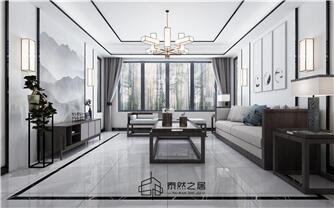 銀川鳳凰華府141㎡裝修效果圖|中式極簡(jiǎn)風(fēng)格
